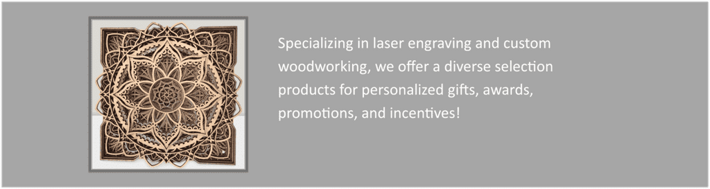 Artisan Branding Company specializing in laser engraving & custom woodworking, with a diverse selection of premier products!