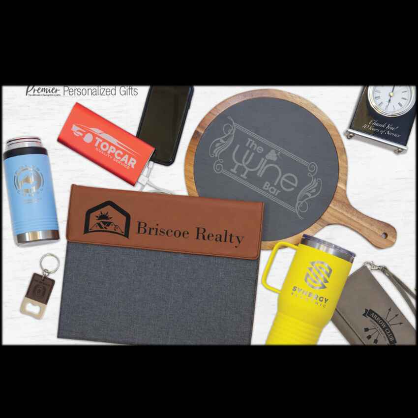 Premier personalized gifts available at Artisan Branding Company.