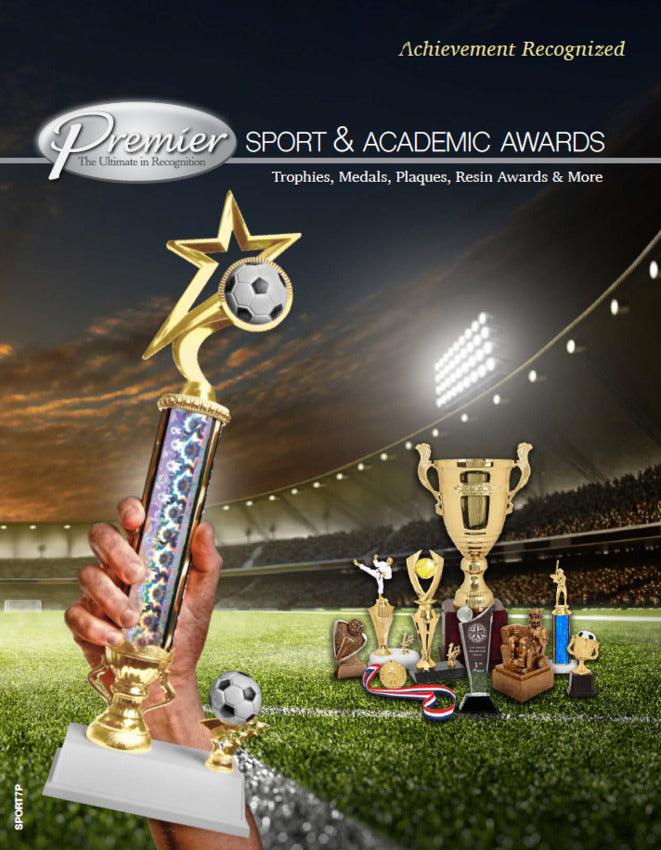 Premier sports and academic awards catalog available at Artisan Branding Company.