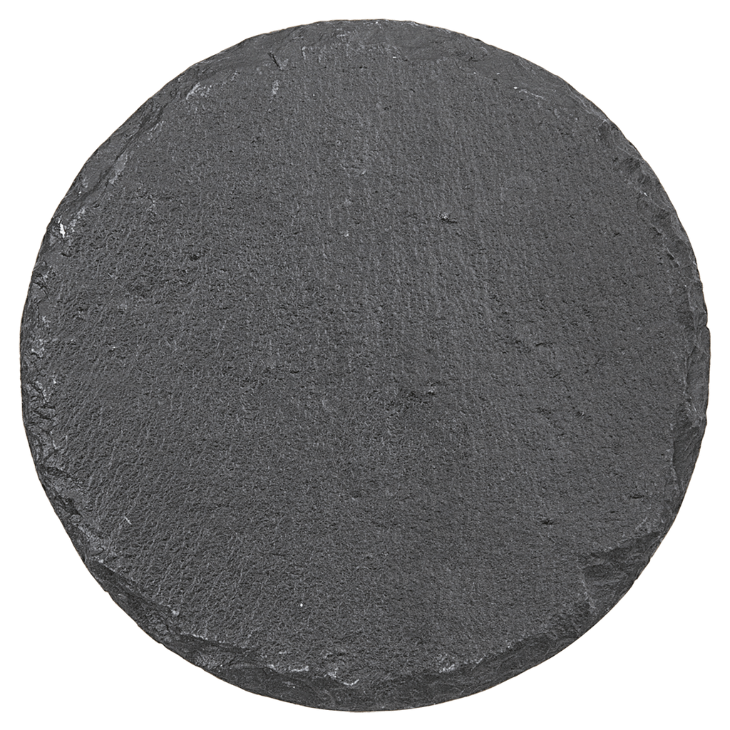 Round Slate Coaster 4" at Artisan Branding Company