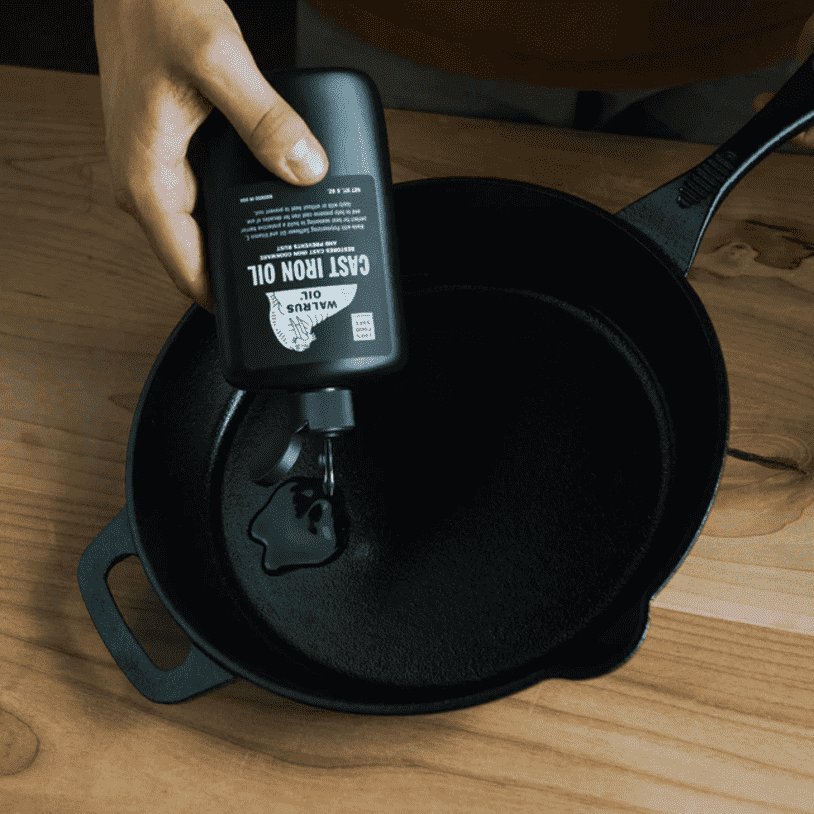 Cast Iron Oil 8oz -Walrus Oil at Artisan Branding Company