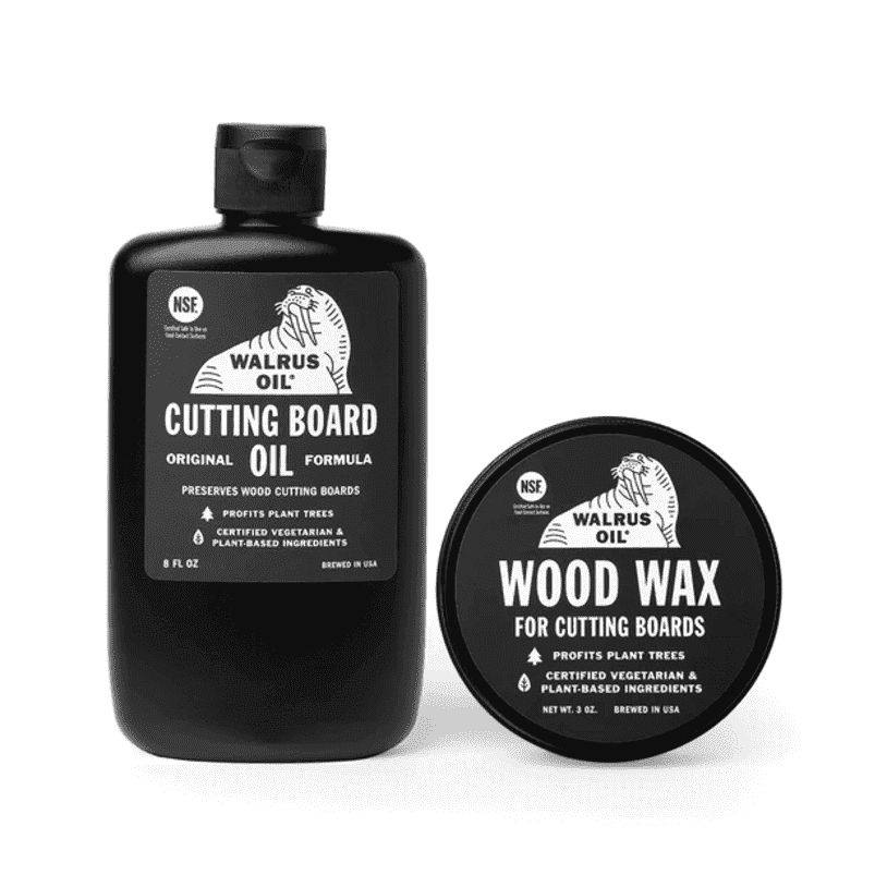 Cutting Board Oil & Wood Wax Bundle -Walrus Oil at Artisan Branding Company