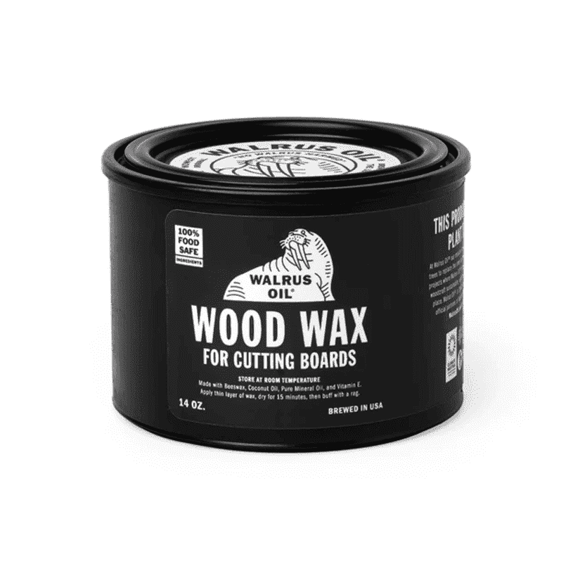 Cutting Board Wood Wax (3oz-14oz) -Walrus Oil 14 oz Container at Artisan Branding Company