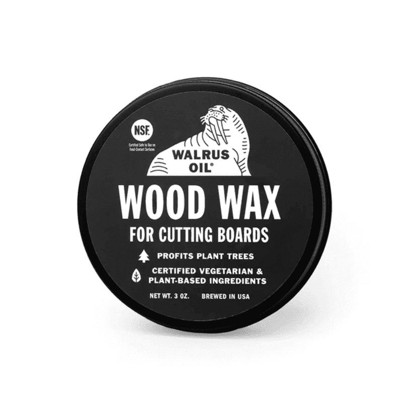 Cutting Board Wood Wax (3oz-14oz) -Walrus Oil 3 oz Can at Artisan Branding Company