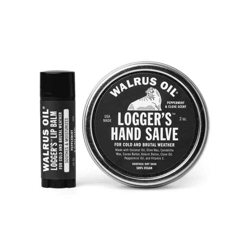 Logger's Hand Salve & Lip Balm Bundle -Walrus Oil at Artisan Branding Company