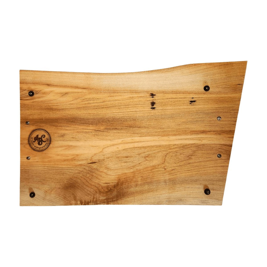 Maple Live Edge Serving Tray w/Handles 16" Length at Artisan Branding Company