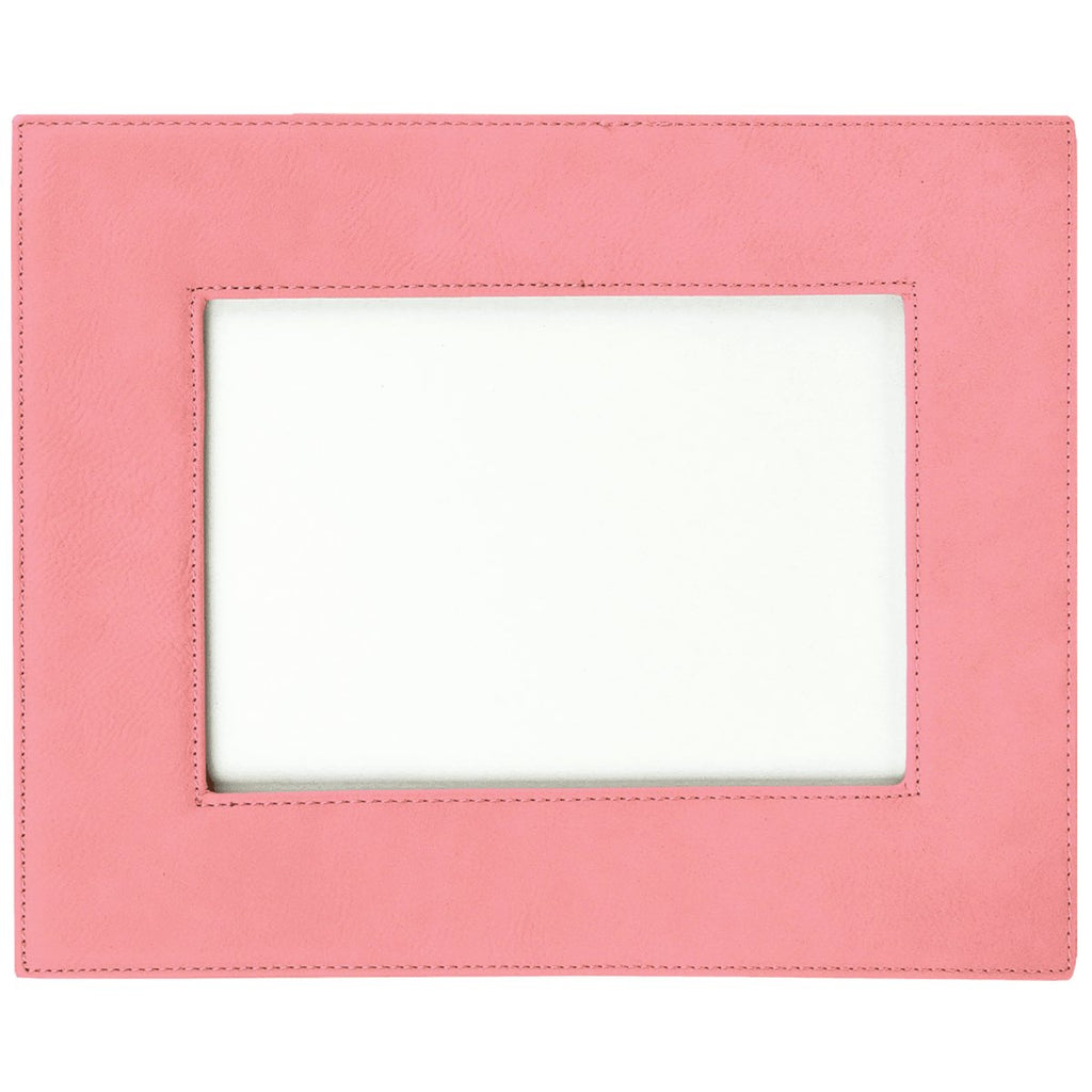 Photo Frame 5" x 7" Leatherette Pink w/Black Engraving at Artisan Branding Company