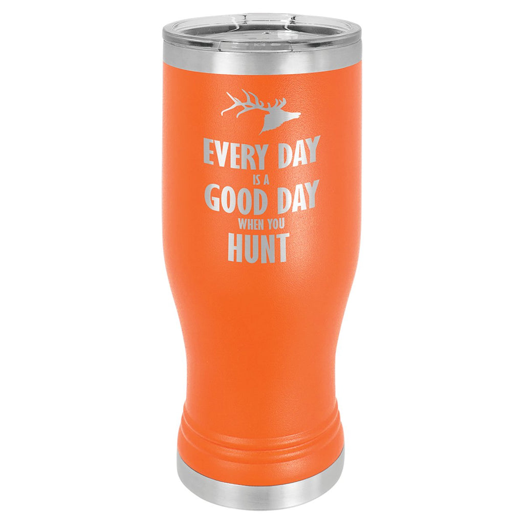 Pilsner Tumbler w/Clear Lid 20oz -Polar Camel Orange at Artisan Branding Company