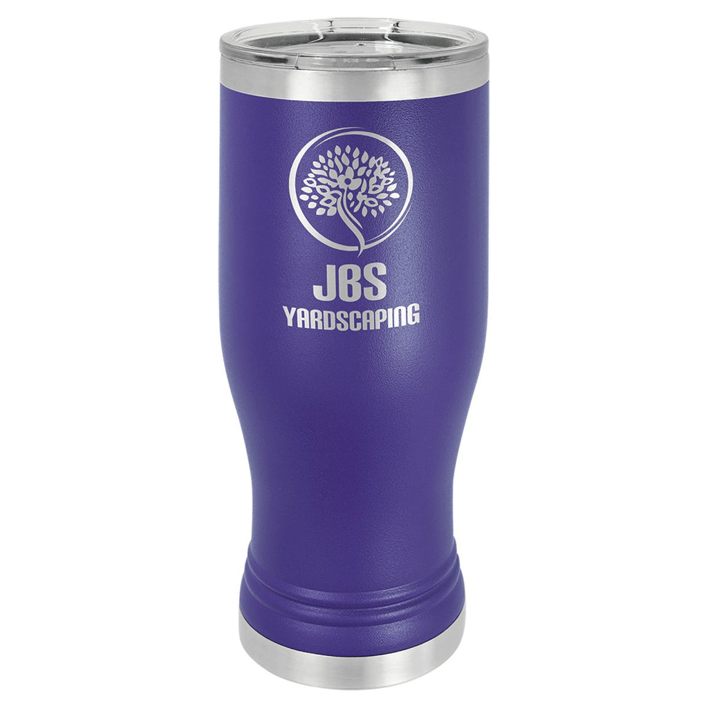 Pilsner Tumbler w/Clear Lid 20oz -Polar Camel Purple at Artisan Branding Company