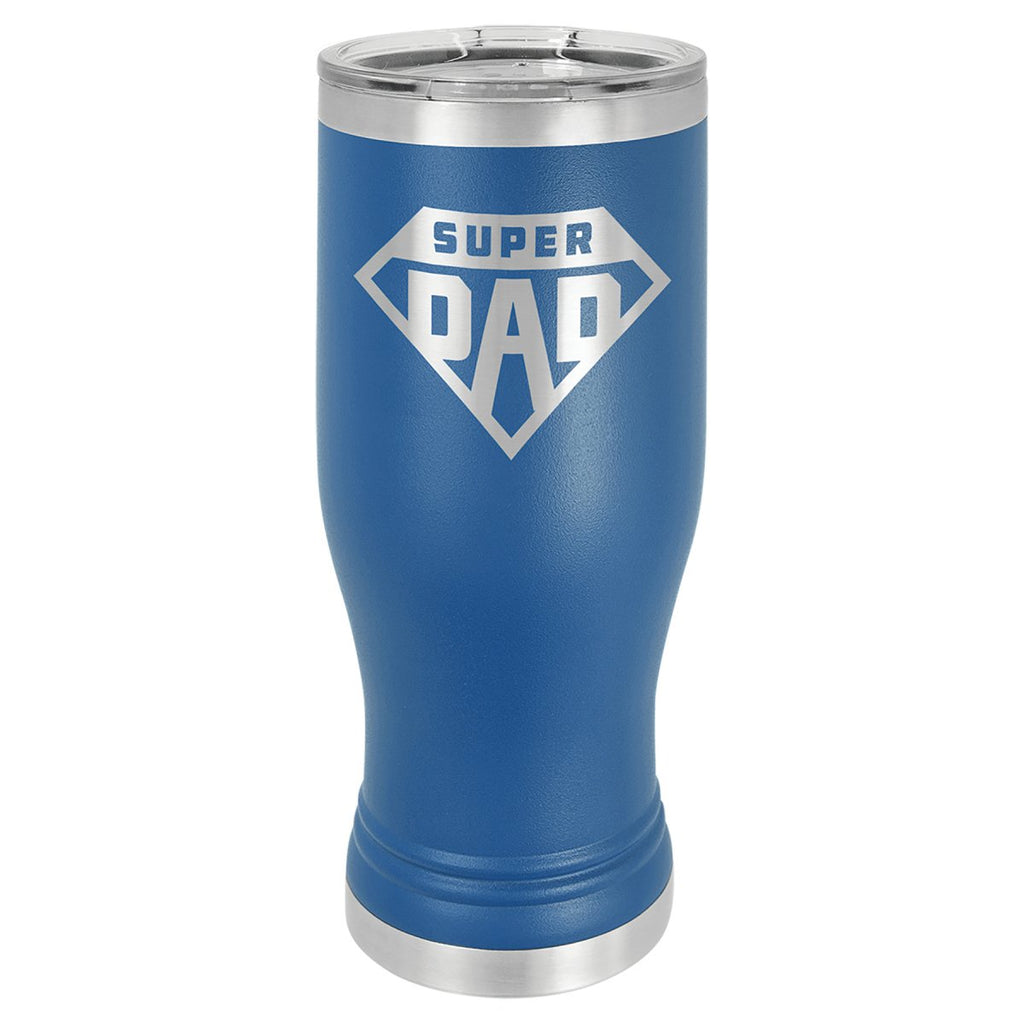 Pilsner Tumbler w/Clear Lid 20oz -Polar Camel Royal Blue at Artisan Branding Company