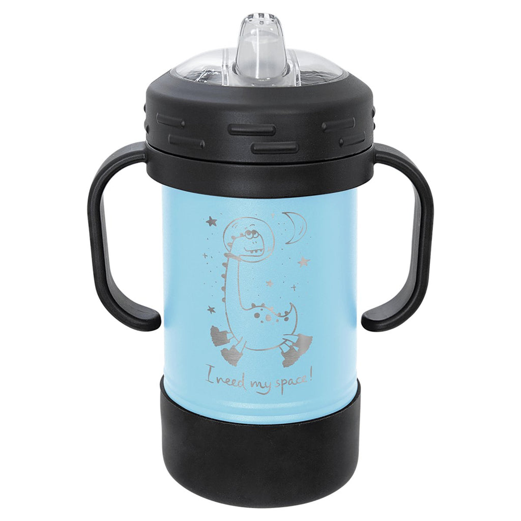 Sippy Cup Tumbler w/Handles 10oz -Polar Camel Light Blue at Artisan Branding Company