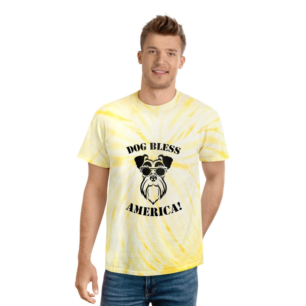 Tie-Dye Tee, Cyclone Pale Yellow at Artisan Branding Company