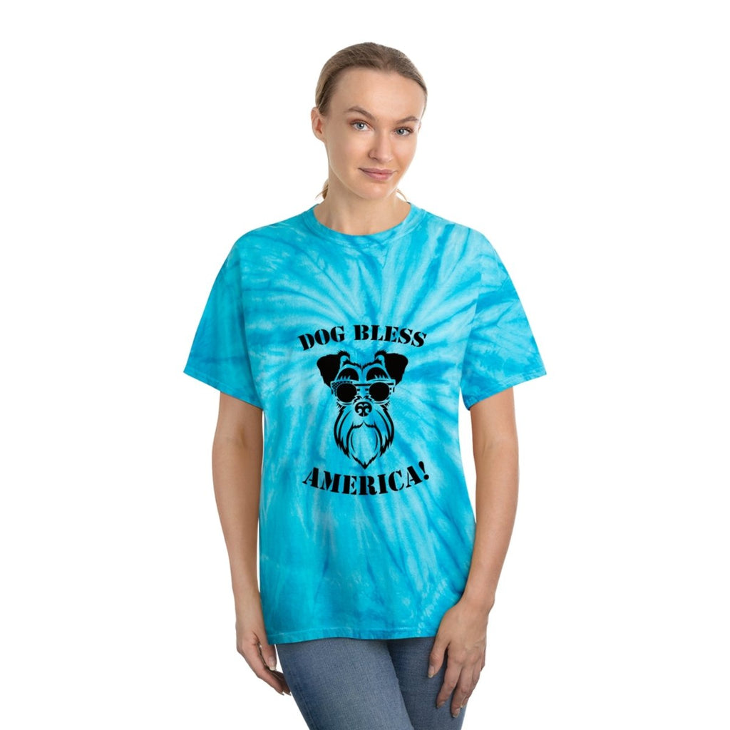 Tie-Dye Tee, Cyclone Turquoise at Artisan Branding Company