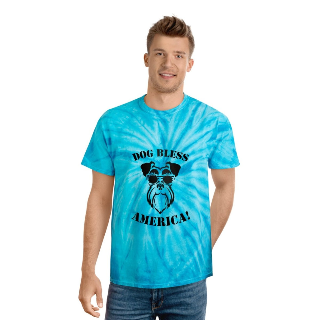 Tie-Dye Tee, Cyclone Turquoise at Artisan Branding Company