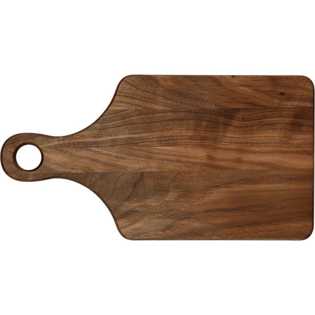 Walnut Cutting Board Paddle 13 1/2" x 7" at Artisan Branding Company