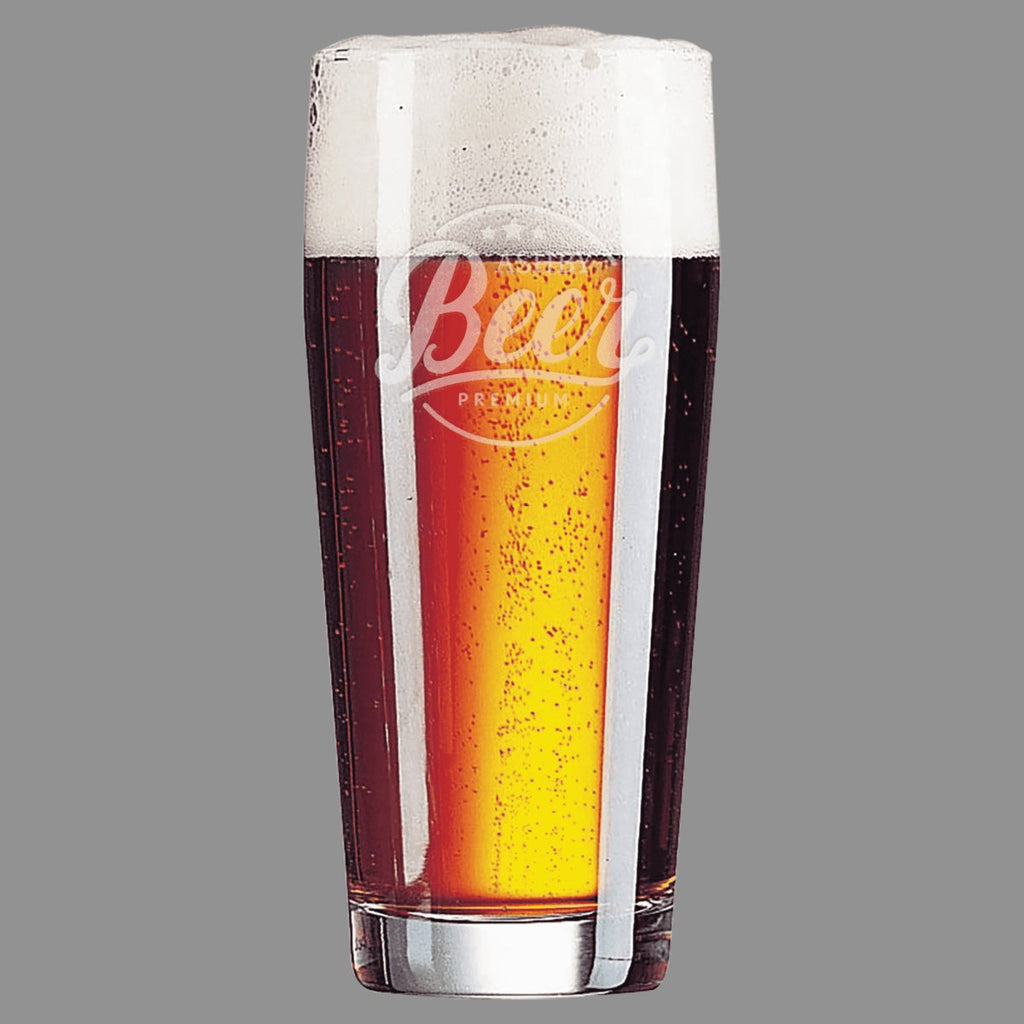 Will Becher Beer Glass 16oz -Polar Camel at Artisan Branding Company